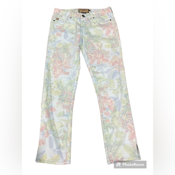 Dear John American Standard Modern Luxury floral skinny Jean - Picture 1 of 3